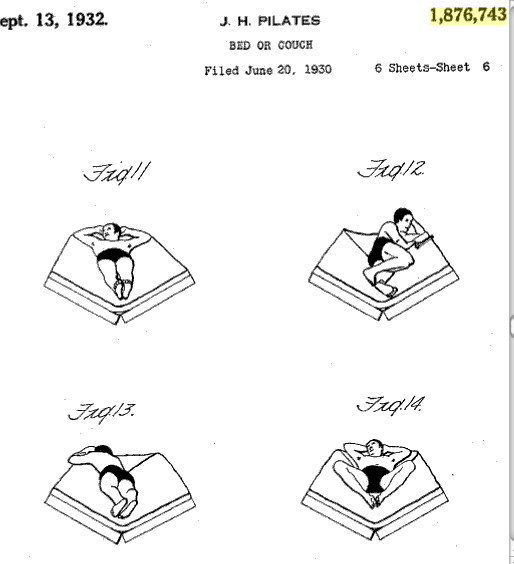 Pilates bed positions diagram