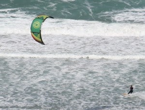 Kite boarding