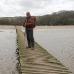 Geoff on the Gannel bridge