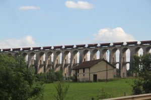 The impressive Chaumont viaduct