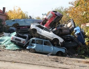 Pile 'em high sell 'em cheap - An old Tesco carpark