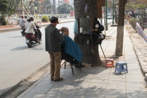 street barber