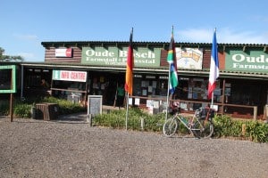 The loaded bike