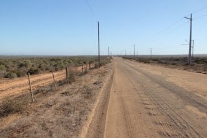 Rail dirt road
