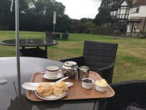 A very welcome cream tea