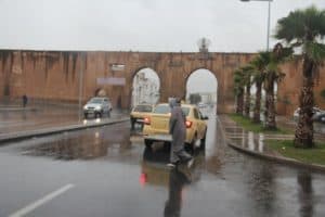 Lovely rain in sunny Morocco