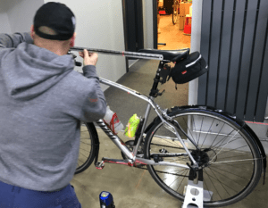 Measuring a bike